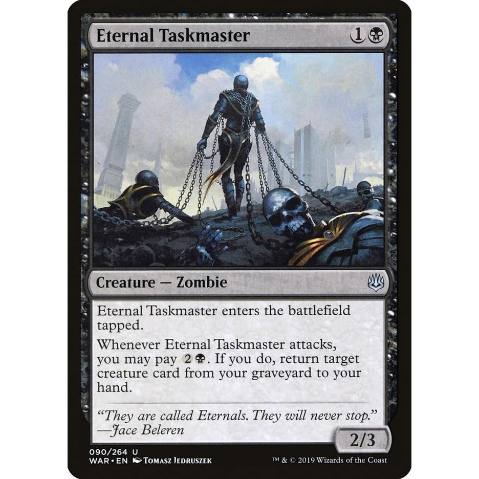 Image for Eternal Taskmaster (90) (WAR) - Magic: The Gathering