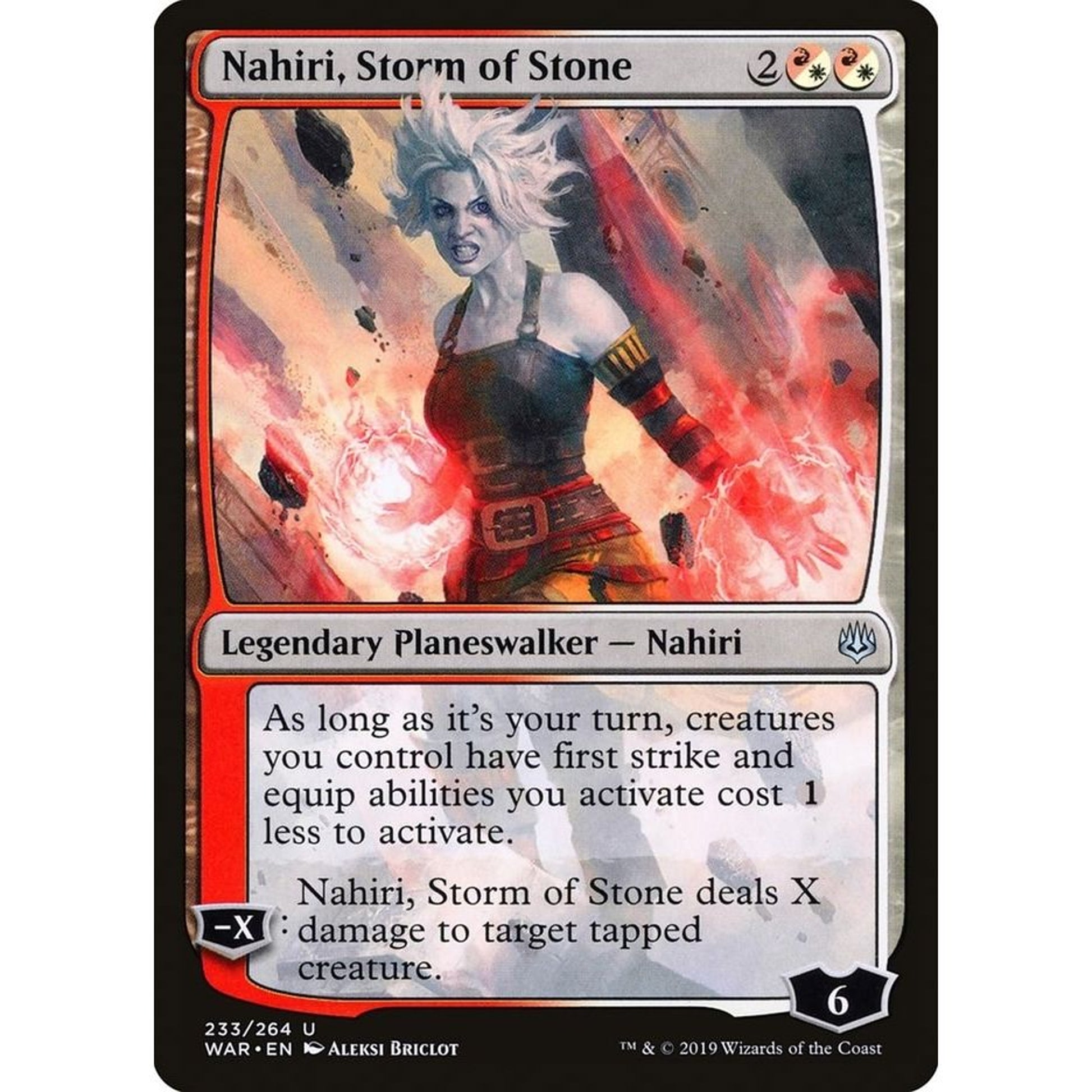 Image for Nahiri, Storm of Stone (233) (WAR) - Magic: The Gathering