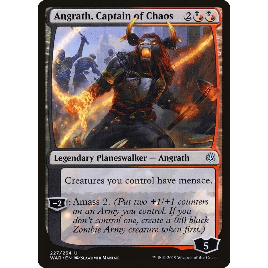 Image for Angrath, Captain of Chaos (227) (WAR) - Magic: The Gathering