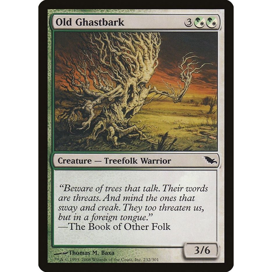 Image for Old Ghastbark (232) (SHM) - Magic: The Gathering