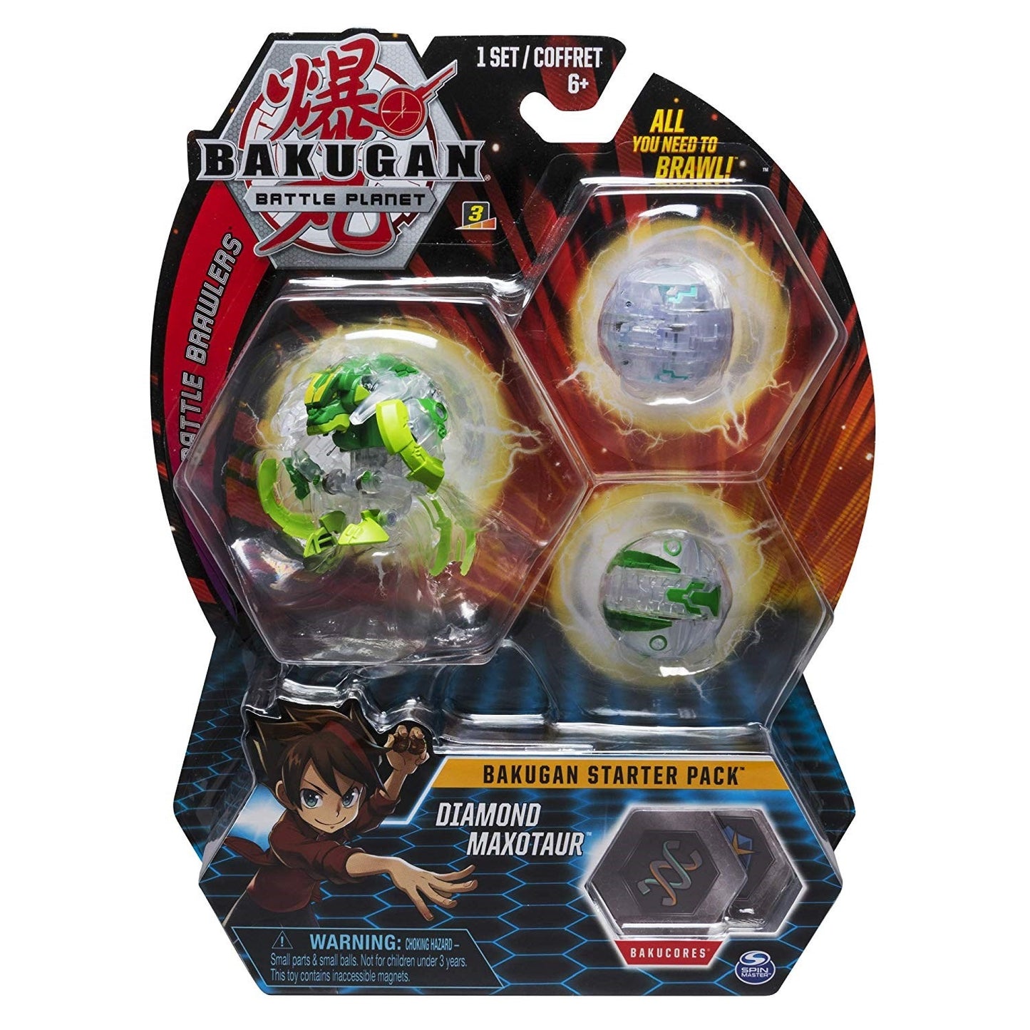 Image for Bakugan Starter 3-Pack - Diamond Maxotaur - Bakugan TCG