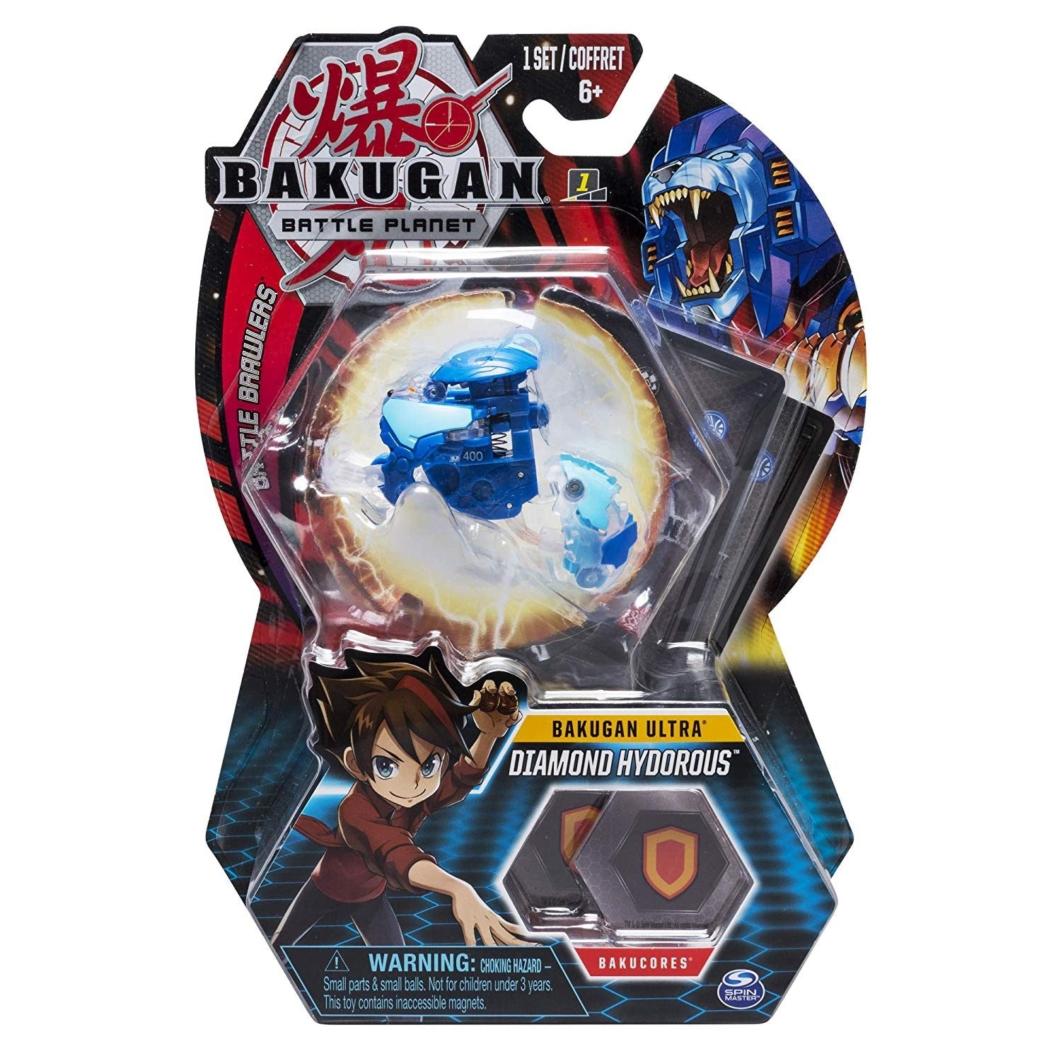 Image for Bakugan Ultra 3-inch Tall Collectible Transforming Creature - Diamond Hydorous - Bakugan TCG