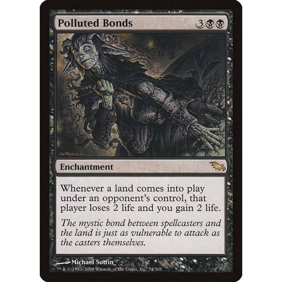 Image for Polluted Bonds (74) (SHM) - Magic: The Gathering