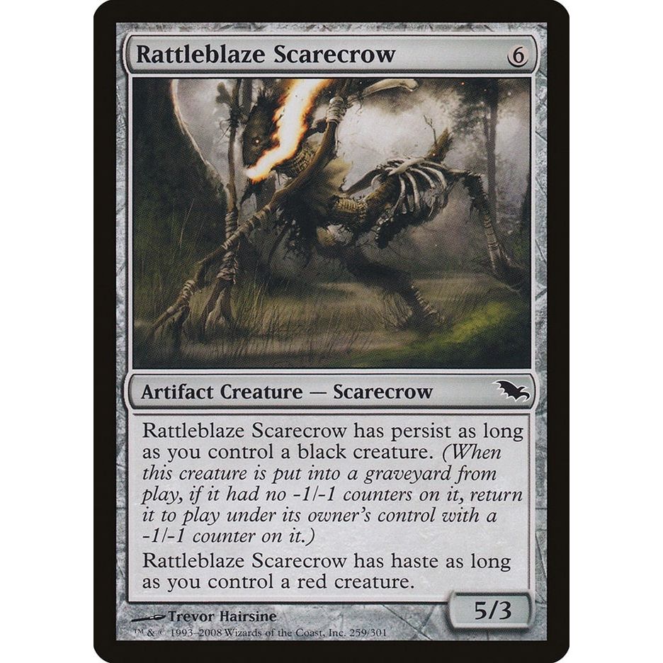 Image for Rattleblaze Scarecrow (259) (SHM) - Magic: The Gathering
