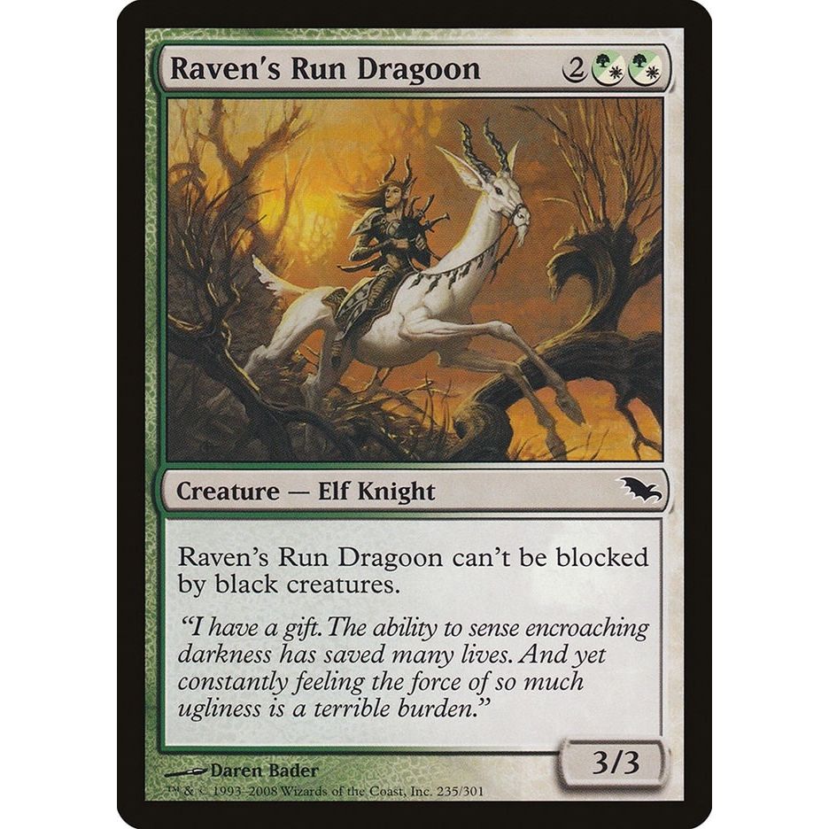 Image for Raven's Run Dragoon (235) (SHM) - Magic: The Gathering