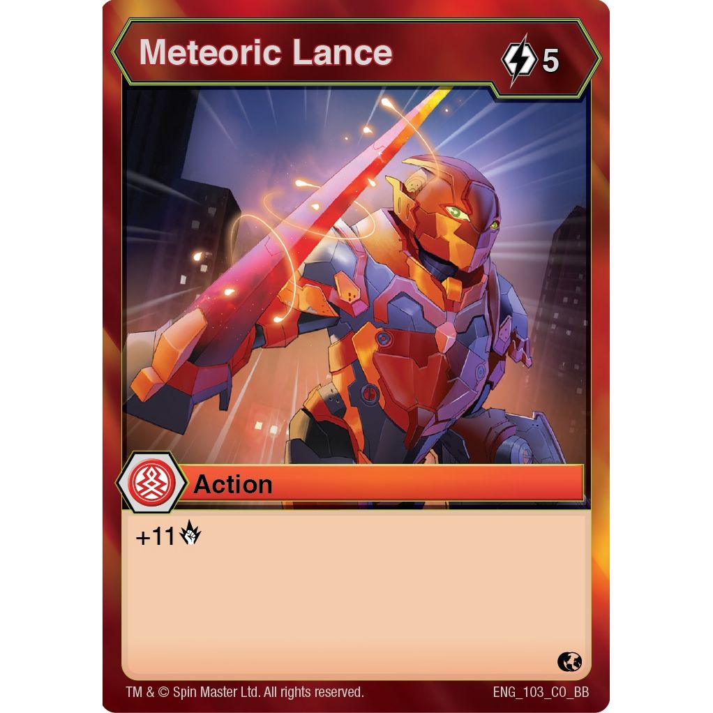 Image for Meteoric Lance (103) (BB) - Bakugan TCG