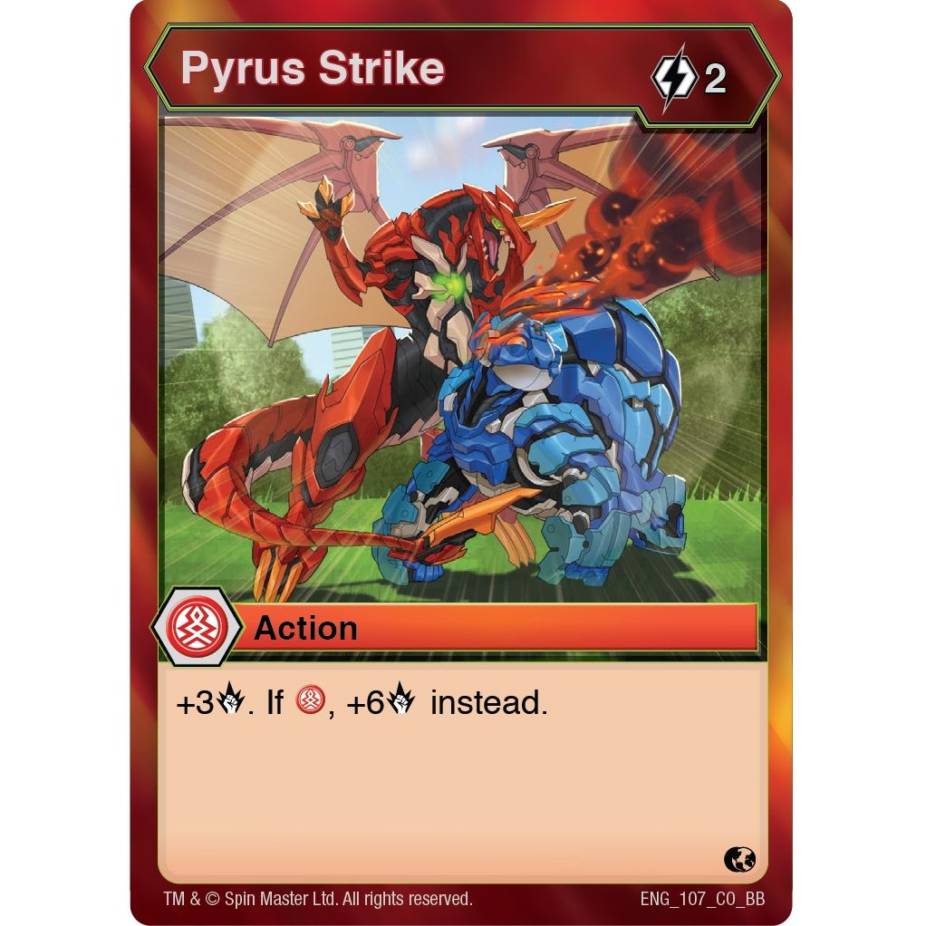 Image for Pyrus Strike (107) (BB) - Bakugan TCG