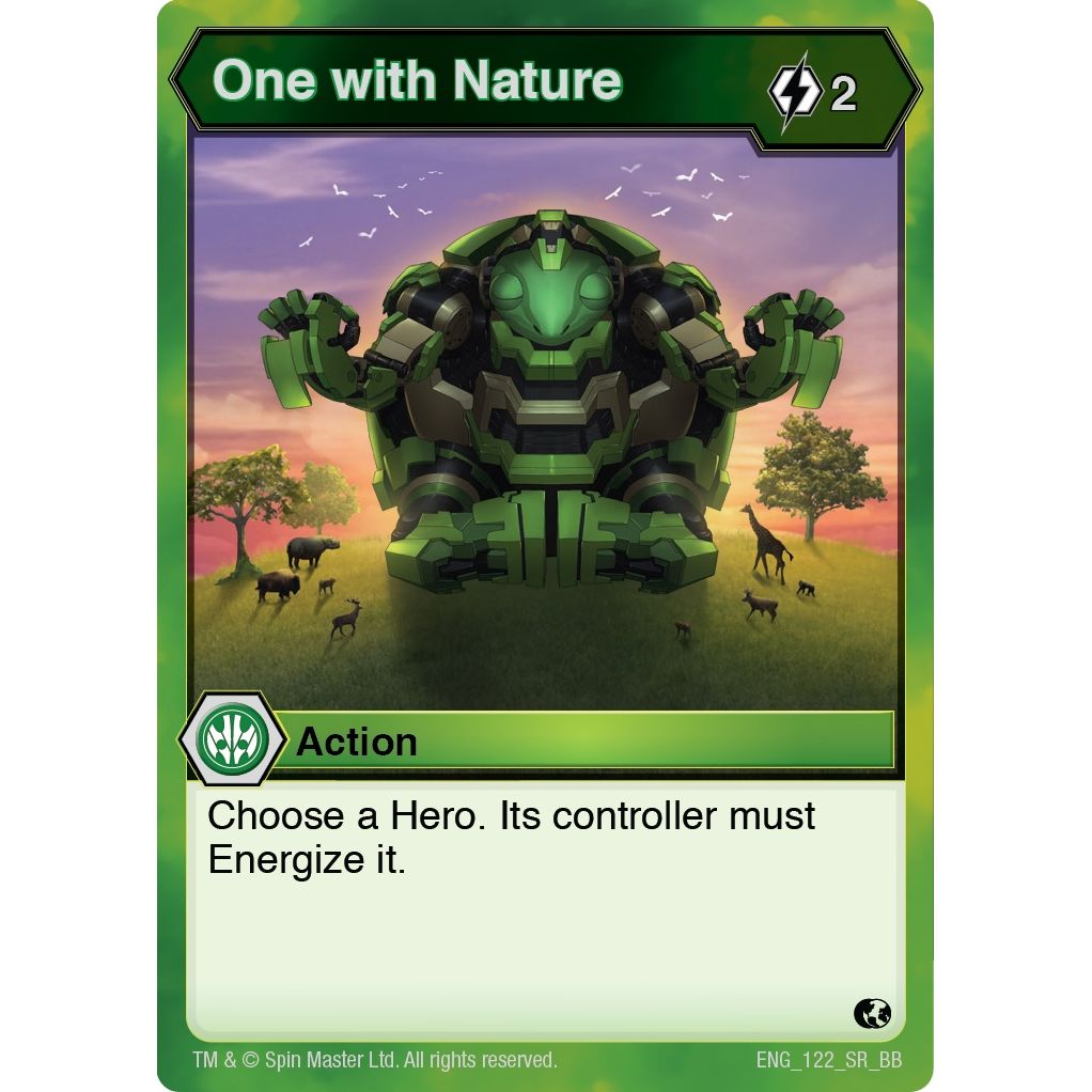 Image for One with Nature (122) (BB) - Bakugan TCG