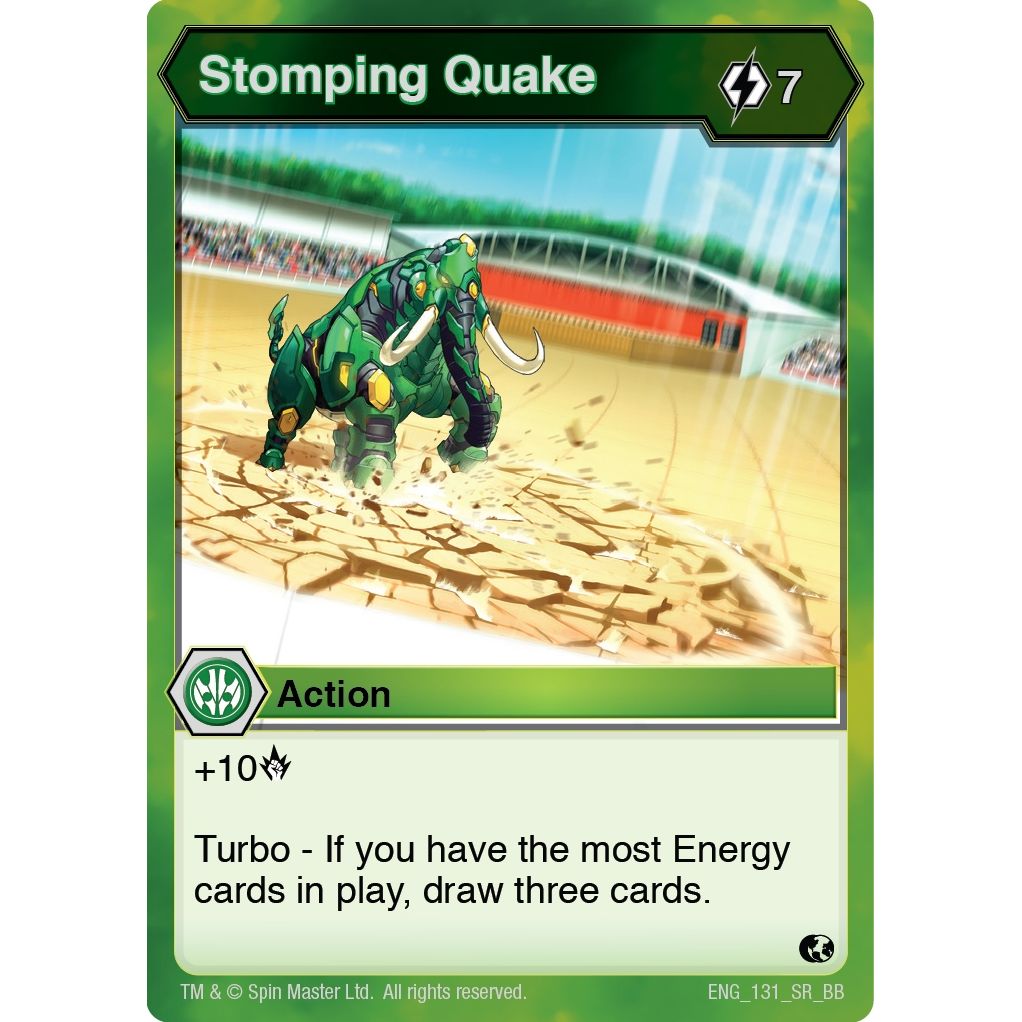 Image for Stomping Quake (131) (BB) - Bakugan TCG