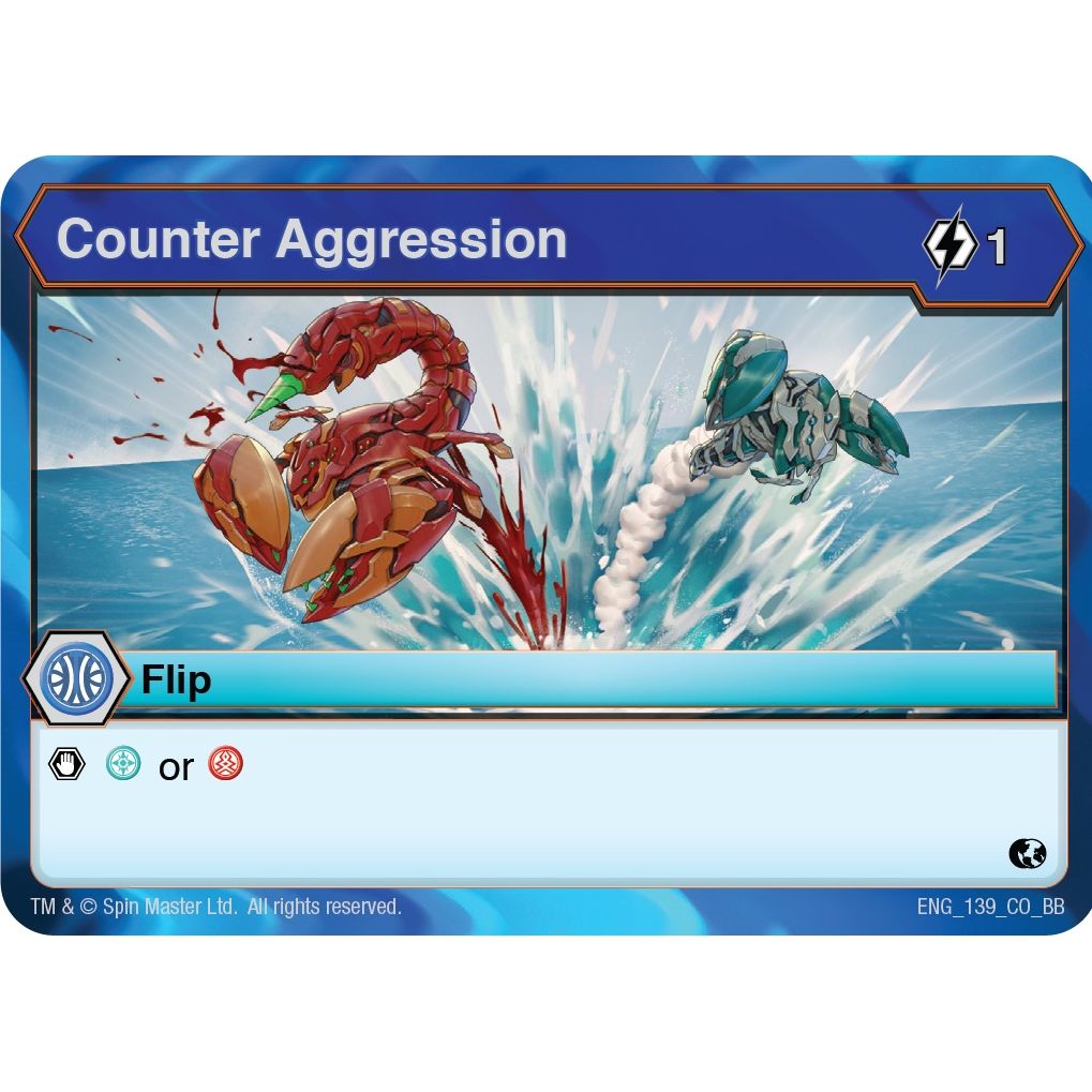 Image for Counter Aggression (139) (BB) - Bakugan TCG