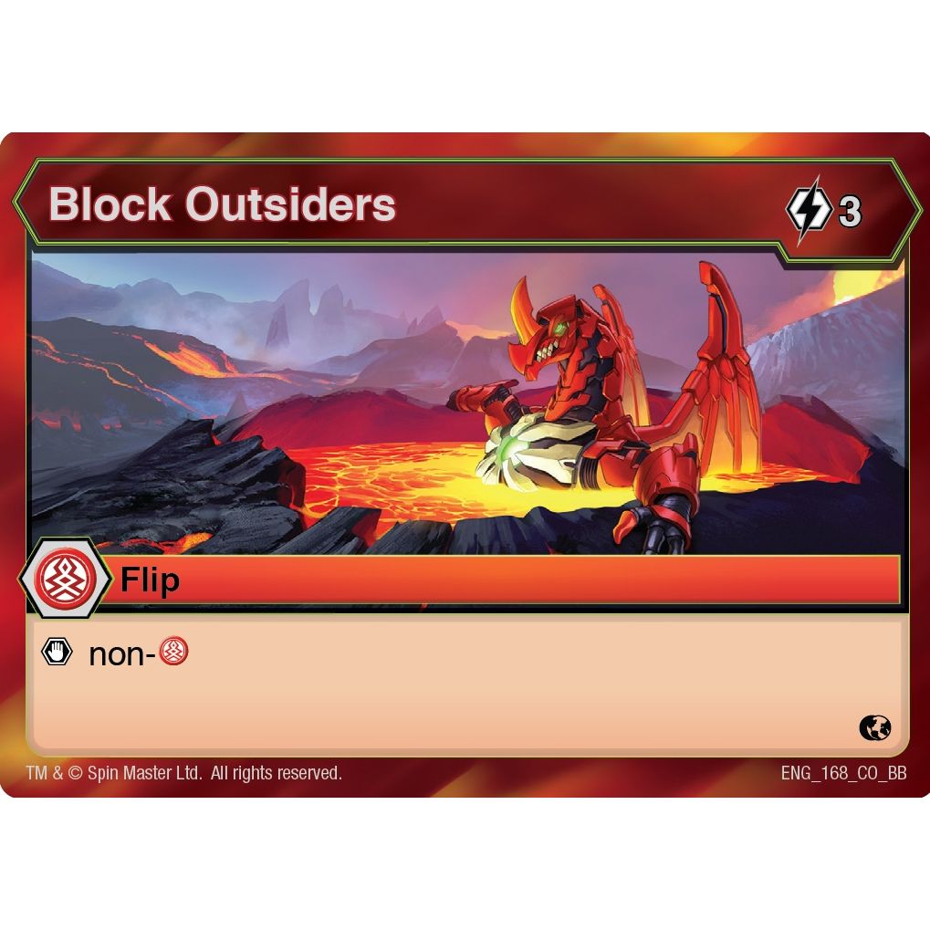 Image for Block Outsiders (168) (BB) - Bakugan TCG