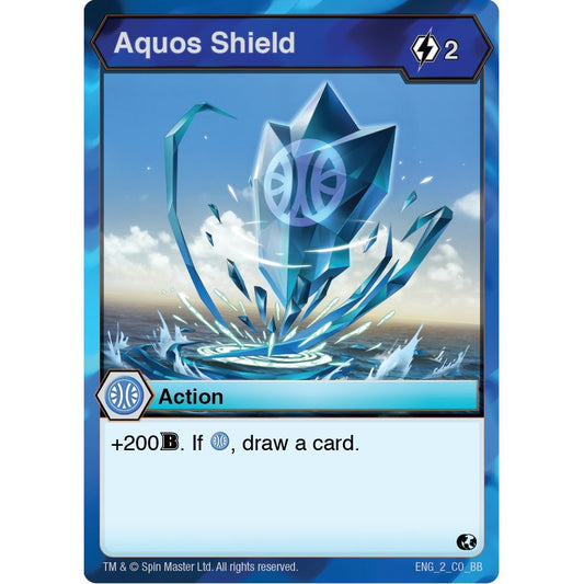 Image for Aquos Shield (2) (BB) - Bakugan TCG