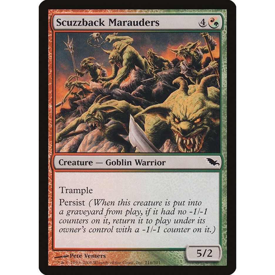 Image for Scuzzback Marauders (216) (SHM) - Magic: The Gathering