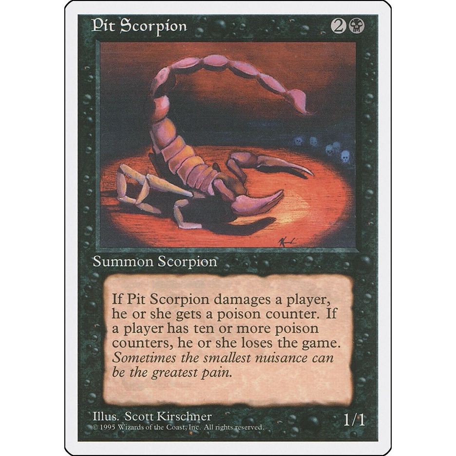 Image for Pit Scorpion (4ED) - Magic: The Gathering