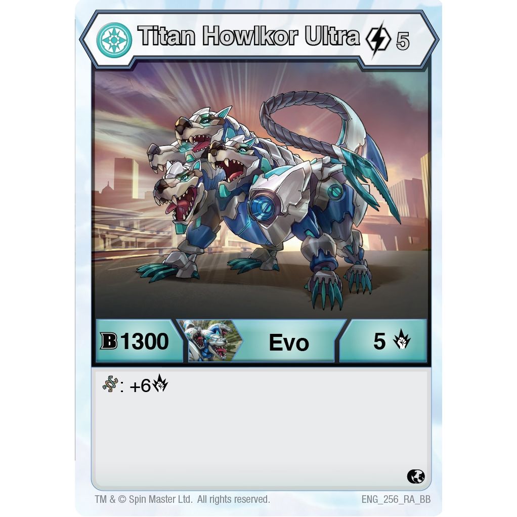 Image for Titan Howlkor Ultra (256) (256) (BB) - Bakugan TCG
