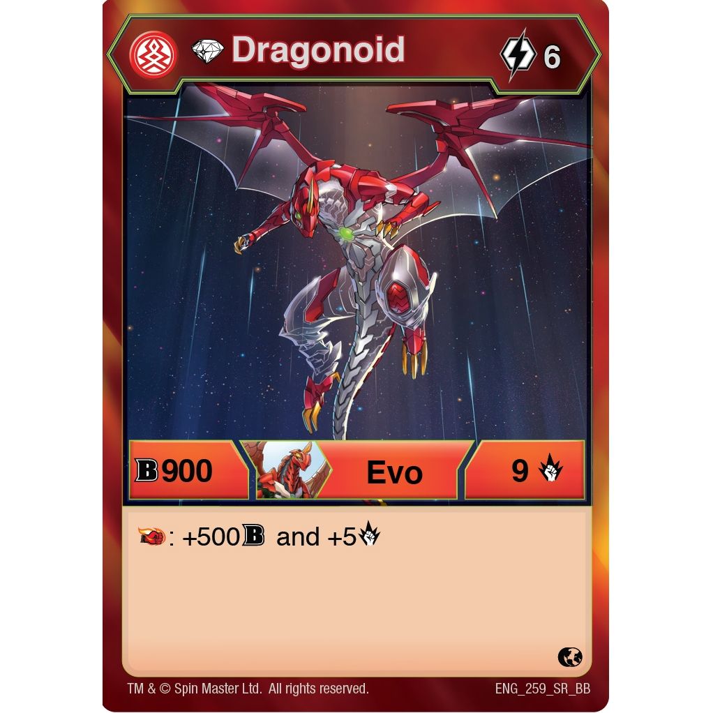 Image for Diamond Dragonoid (259) (BB) - Bakugan TCG