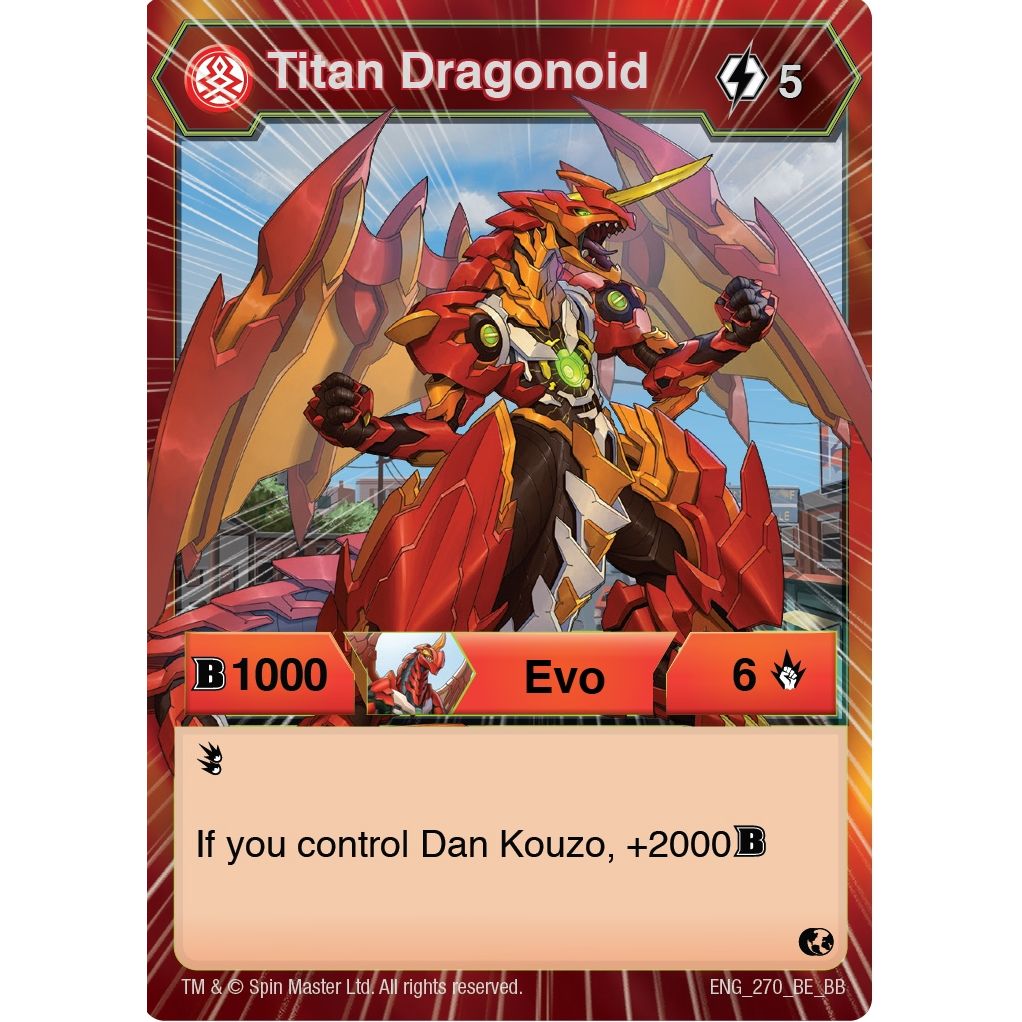 Image for Titan Dragonoid (270) (270) (BB) - Bakugan TCG