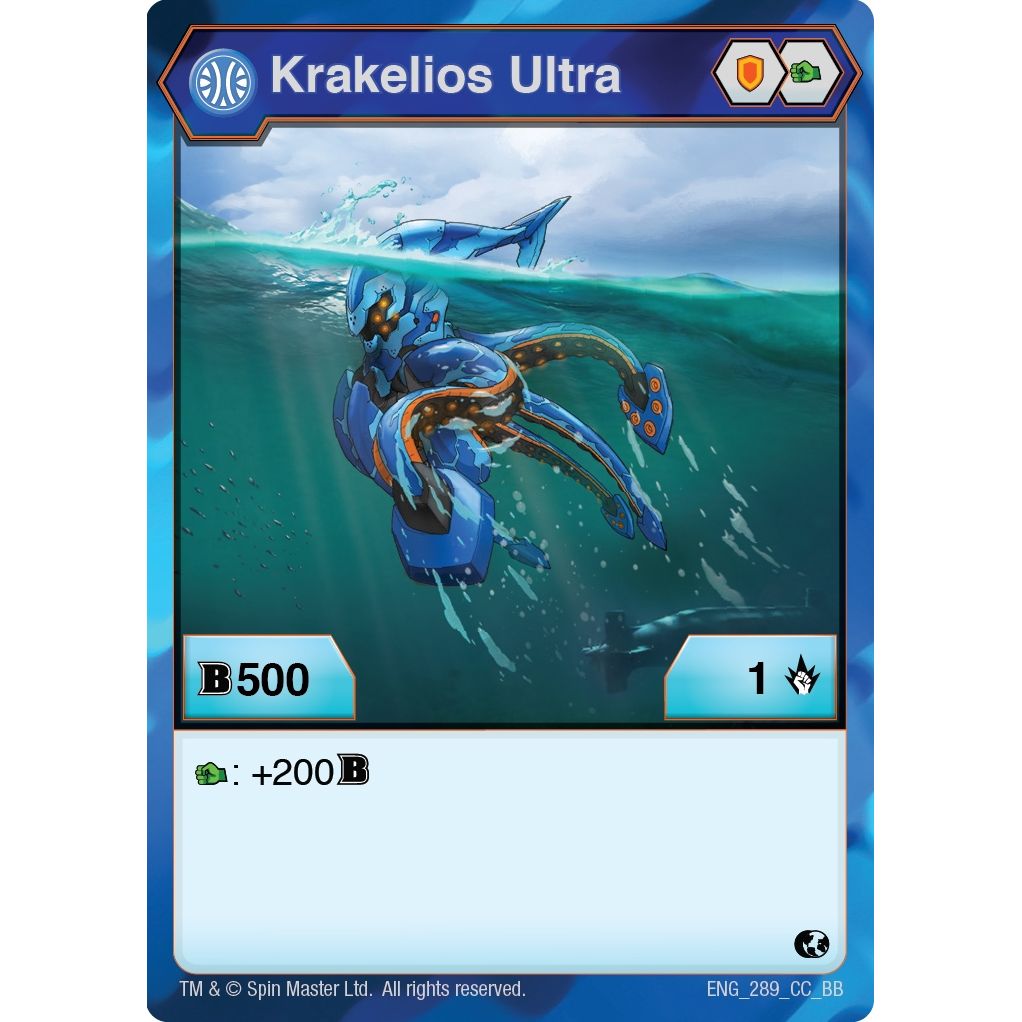Image for Krakelios Ultra (289) (289) (BB) - Bakugan TCG