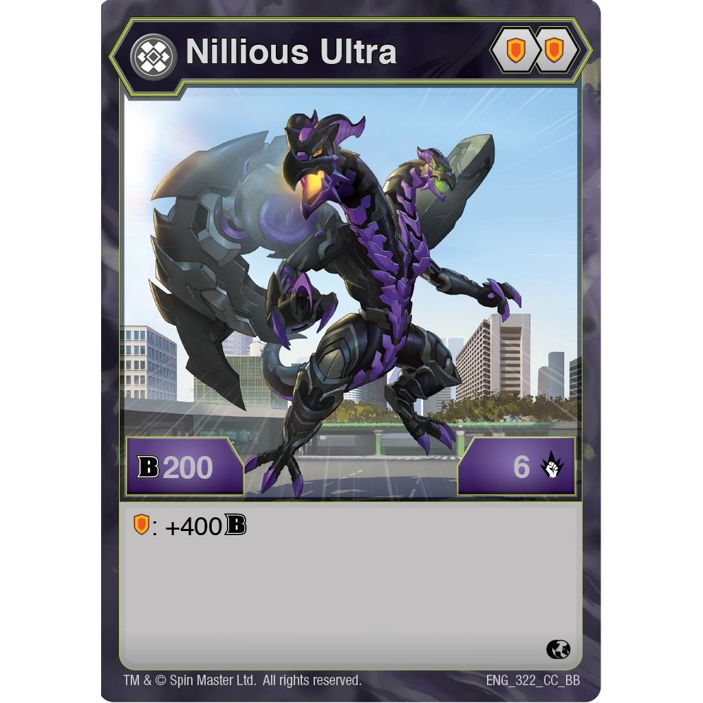 Image for Nillious Ultra (322) (BB) - Bakugan TCG