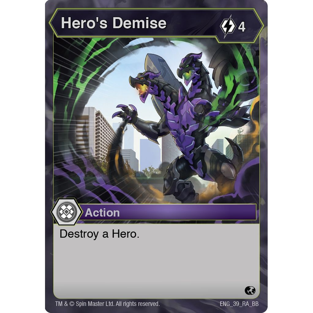 Image for Hero's Demise (39) (BB) - Bakugan TCG