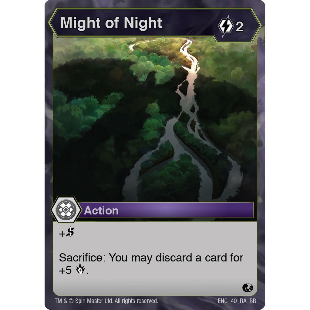 Image for Might of Night (40) (BB) - Bakugan TCG