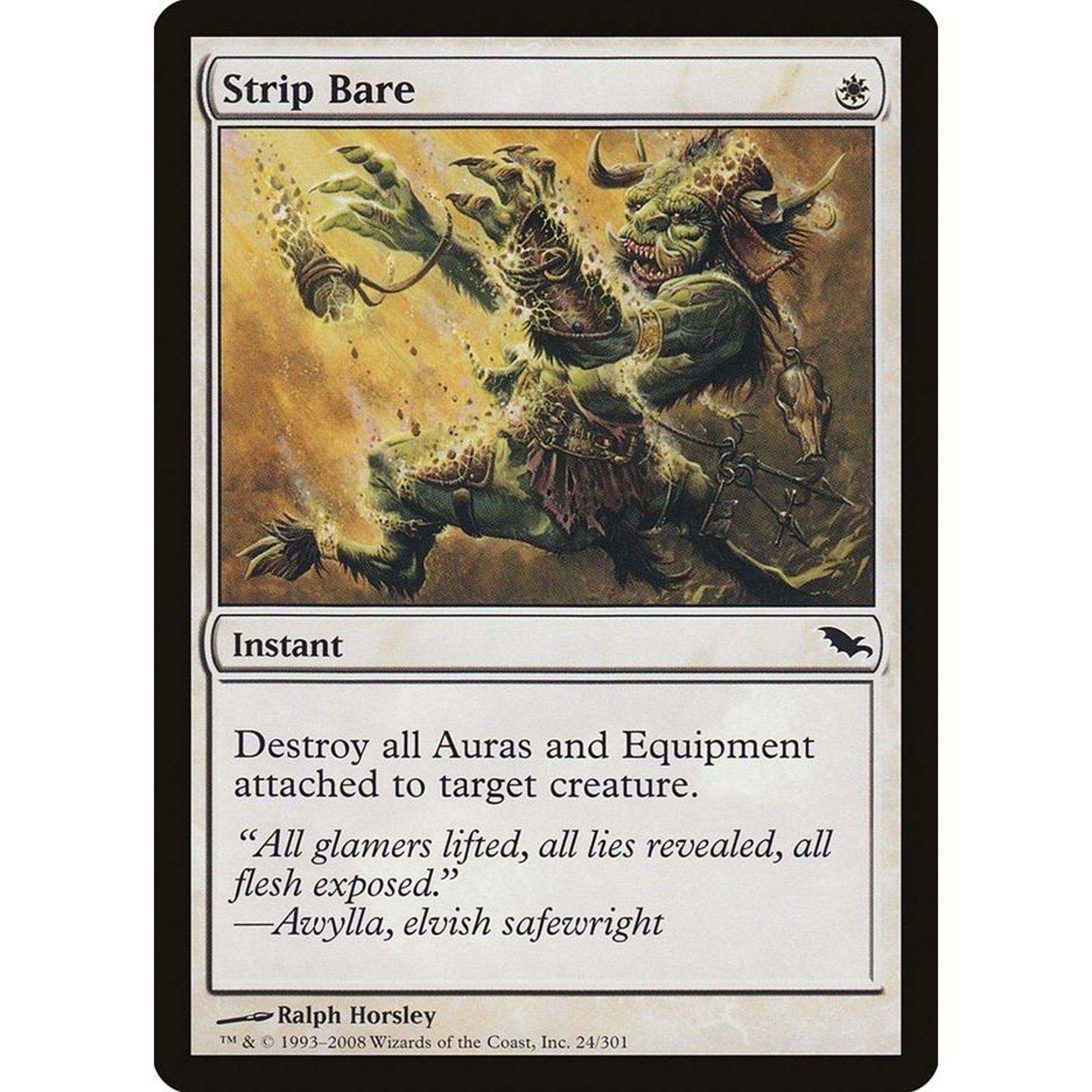 Image for Strip Bare (24) (SHM) - Magic: The Gathering