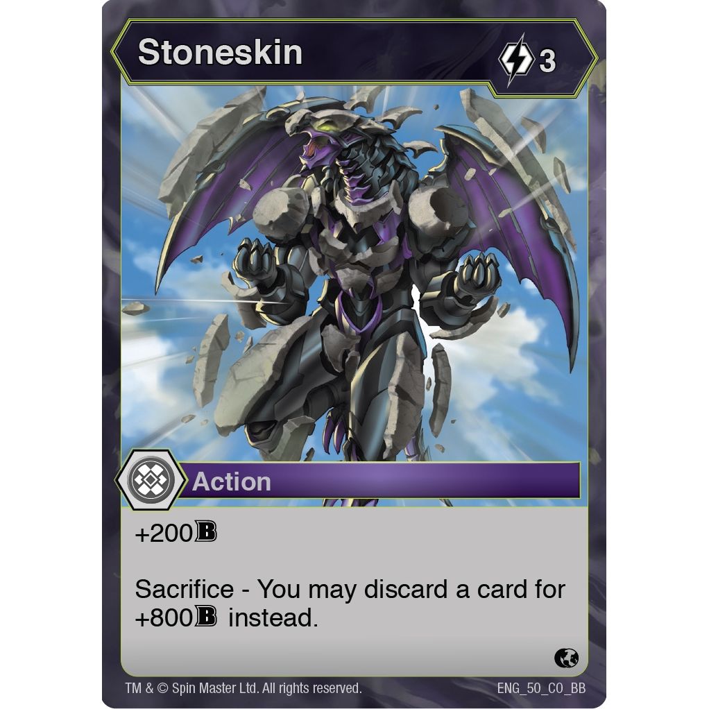 Image for Stoneskin (50) (BB) - Bakugan TCG