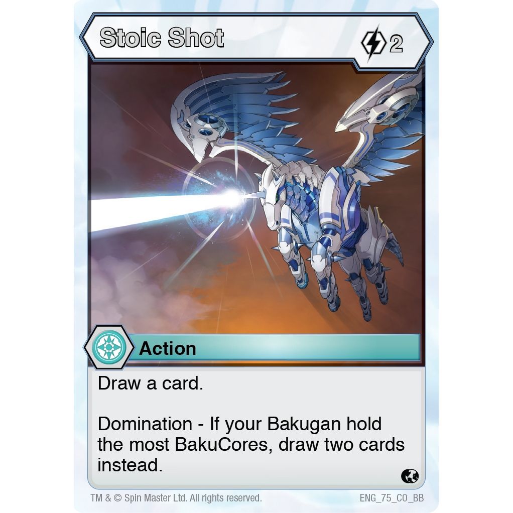 Image for Stoic Shot (75) (BB) - Bakugan TCG