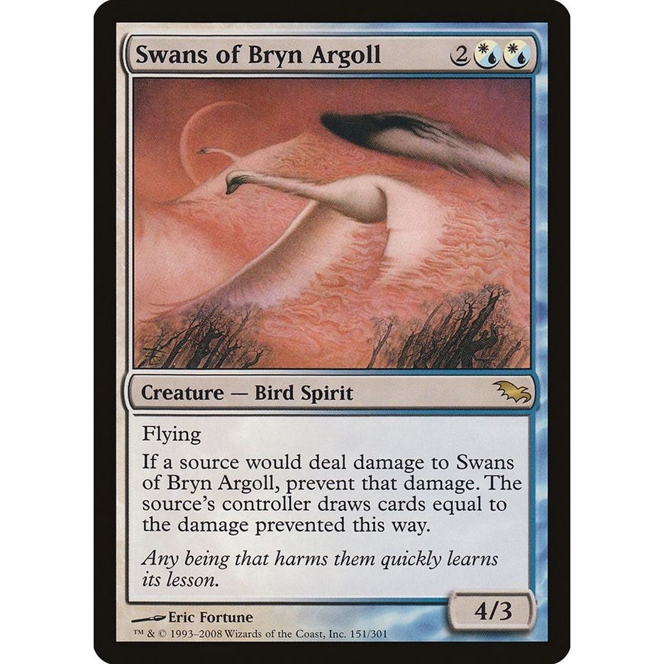 Image for Swans of Bryn Argoll (151) (SHM) - Magic: The Gathering