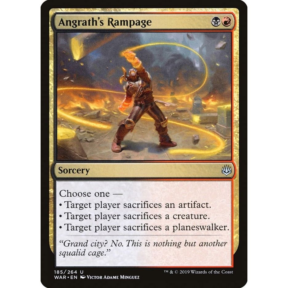 Image for Angrath's Rampage (185) (WAR) - Magic: The Gathering