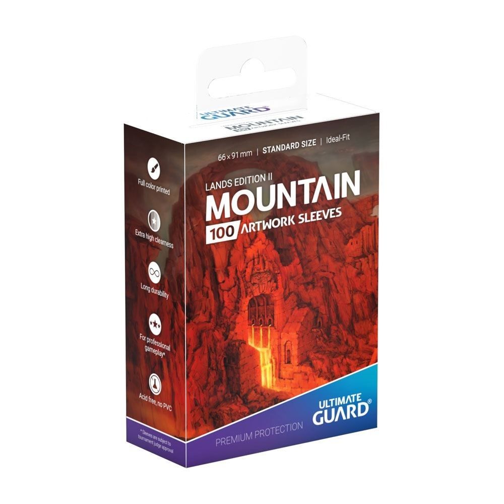 Image for Lands Edition II Standard Size Artwork Sleeves - Mountain (100-Pack) - Card Sleeves