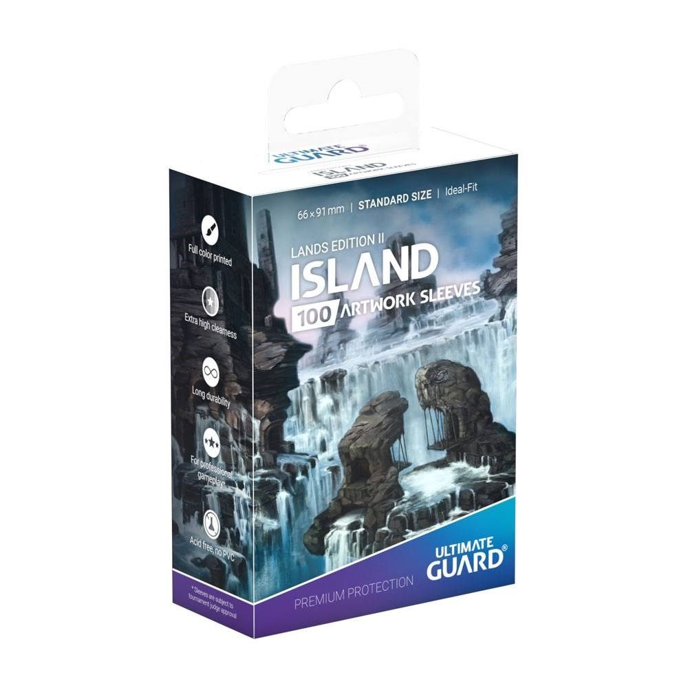 Image for Lands Edition II Standard Size Artwork Sleeves - Island (100-Pack) - Card Sleeves