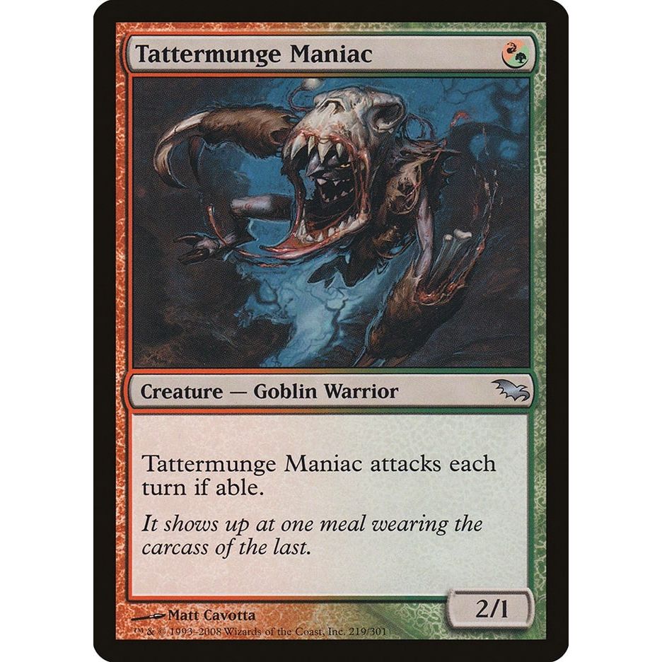 Image for Tattermunge Maniac (219) (SHM) - Magic: The Gathering
