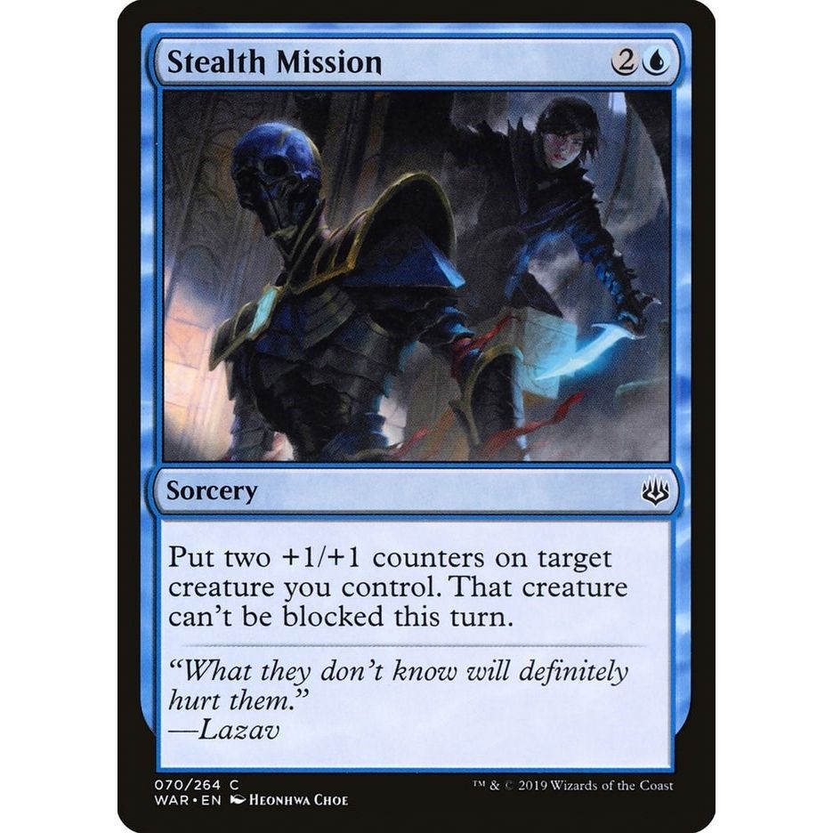 Image for Stealth Mission (70) (WAR) - Magic: The Gathering