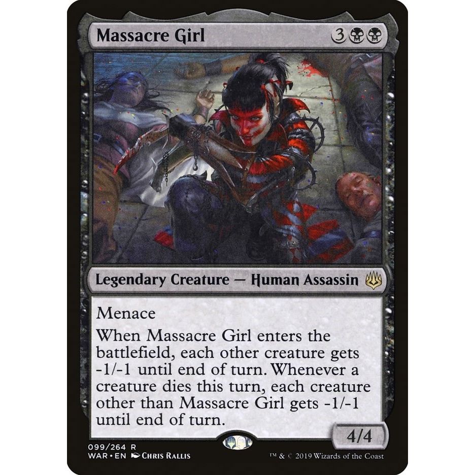 Image for Massacre Girl (99) (WAR) - Magic: The Gathering