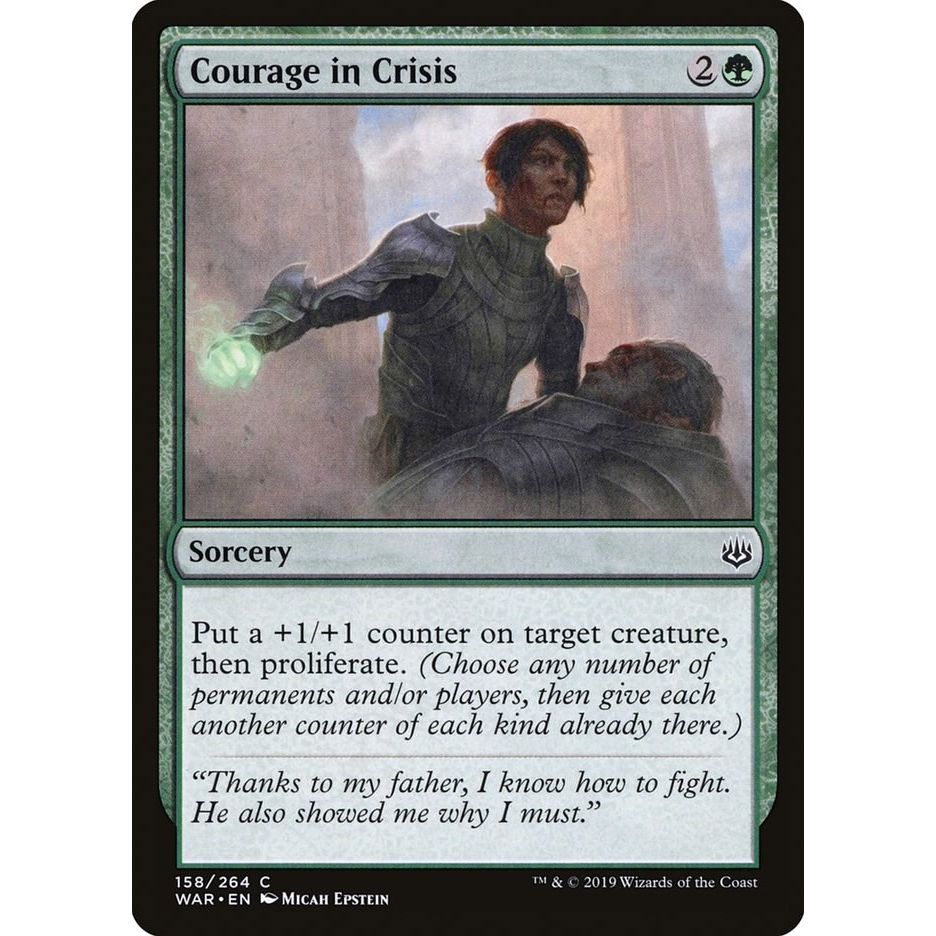 Image for Courage in Crisis (158) (WAR) - Magic: The Gathering