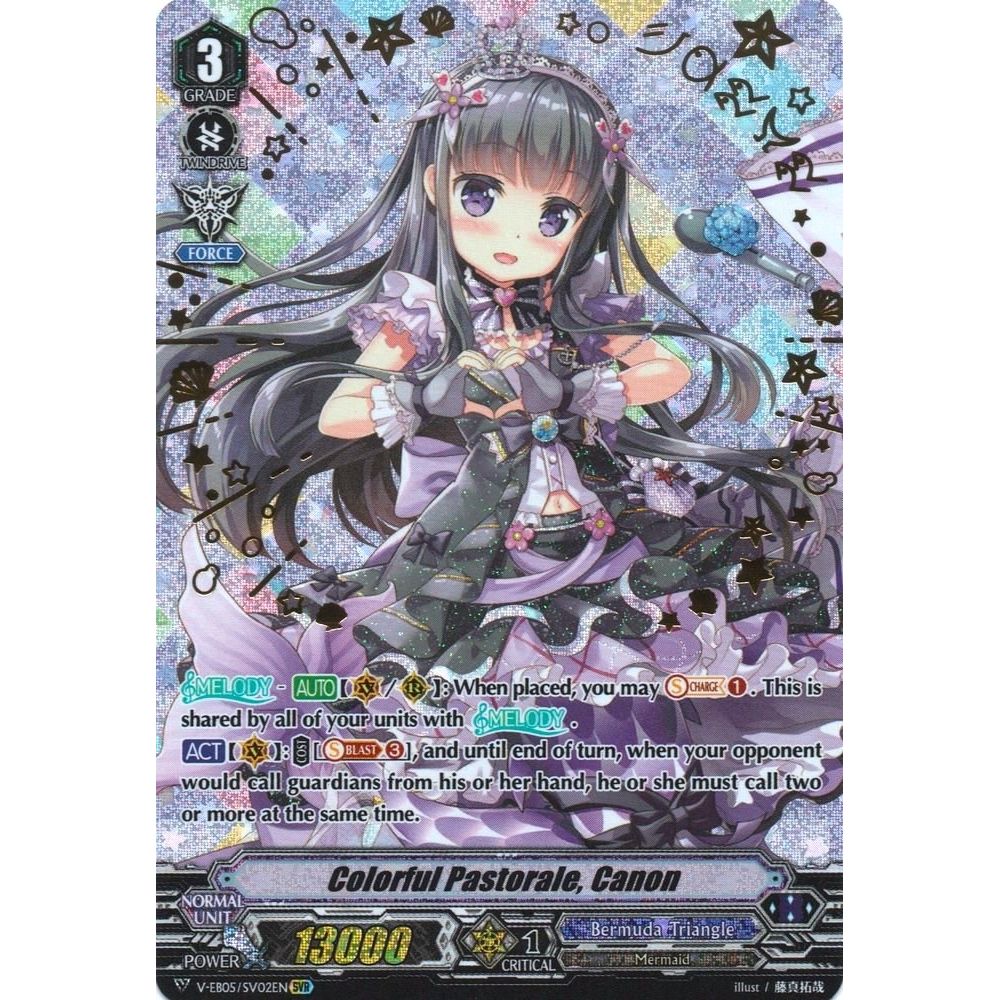 Image for Colorful Pastorale, Canon (SVR) (V-EB05/SV02EN) (V-EB05) - Cardfight Vanguard