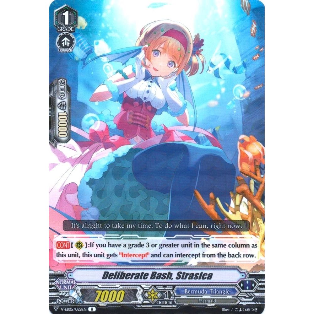 Image for Deliberate Bash, Strasica (V-EB05/028EN) (V-EB05) - Cardfight Vanguard