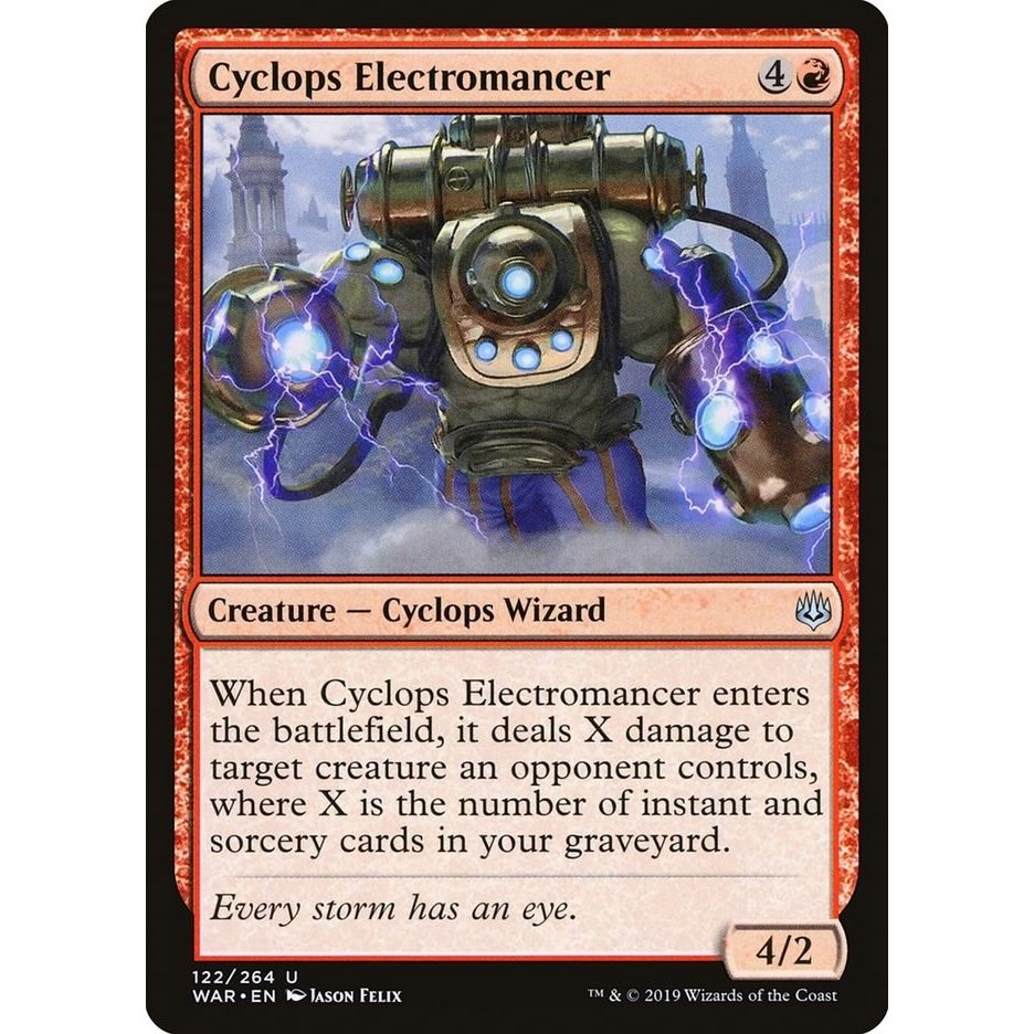 Image for Cyclops Electromancer (122) (WAR) - Magic: The Gathering