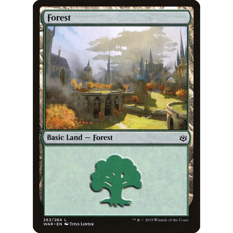Image for Forest (263) (263) (WAR) - Magic: The Gathering