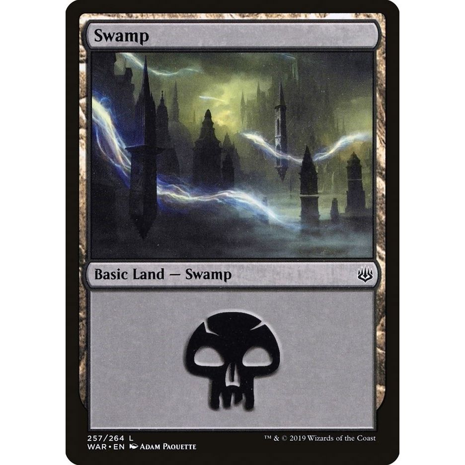 Image for Swamp (257) (257) (WAR) - Magic: The Gathering