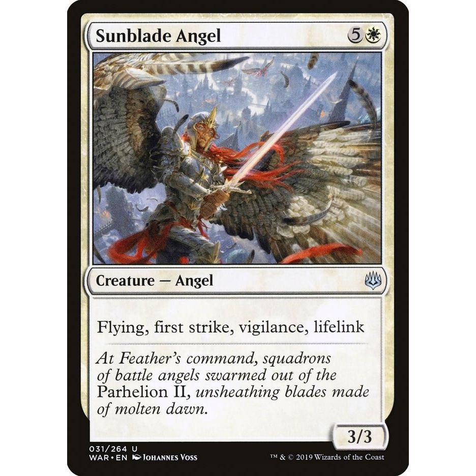 Image for Sunblade Angel (31) (WAR) - Magic: The Gathering