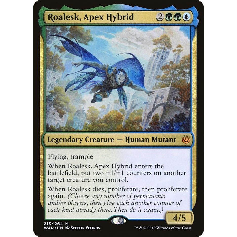 Image for Roalesk, Apex Hybrid (213) (WAR) - Magic: The Gathering
