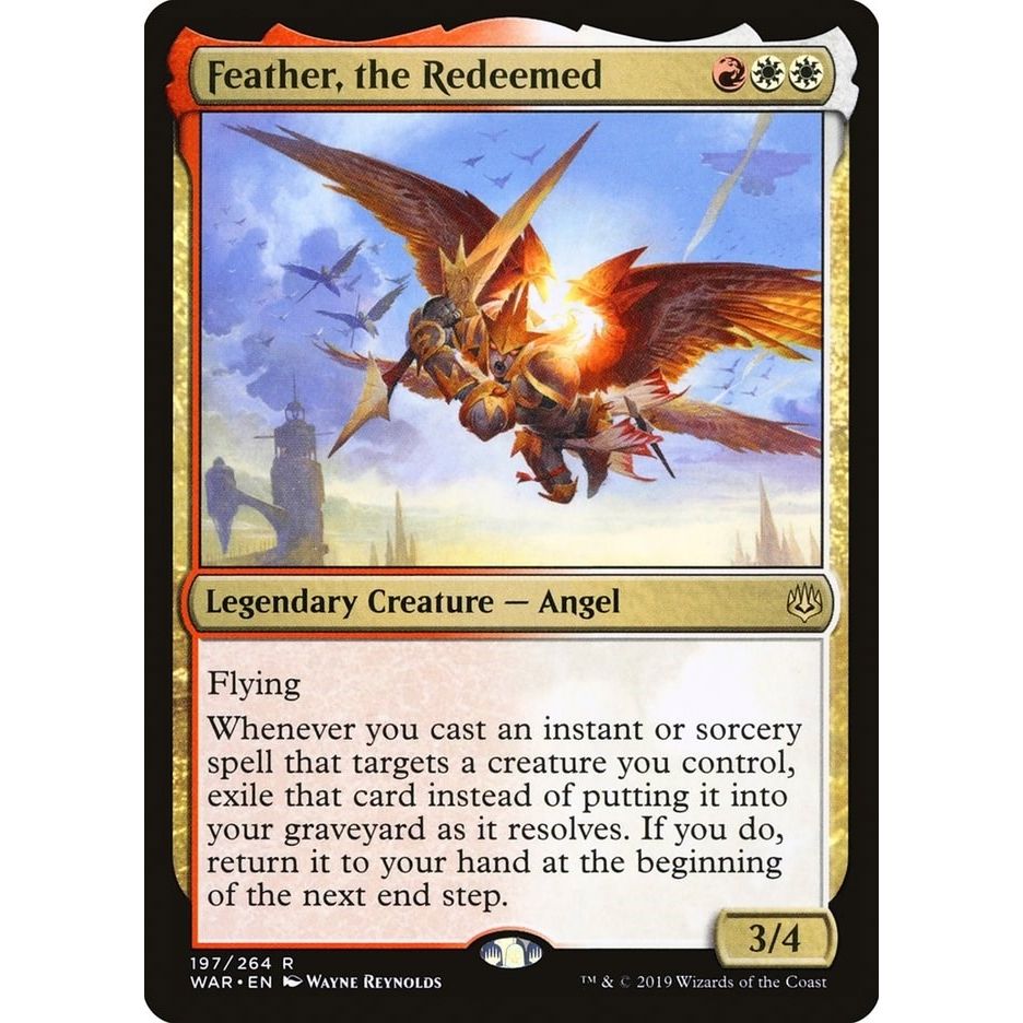 Image for Feather, the Redeemed (197) (WAR) - Magic: The Gathering