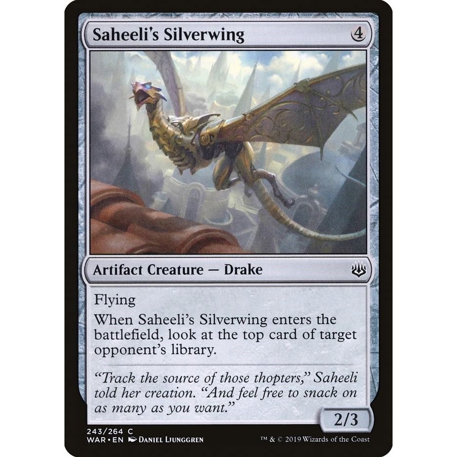 Image for Saheeli's Silverwing (243) (WAR) - Magic: The Gathering