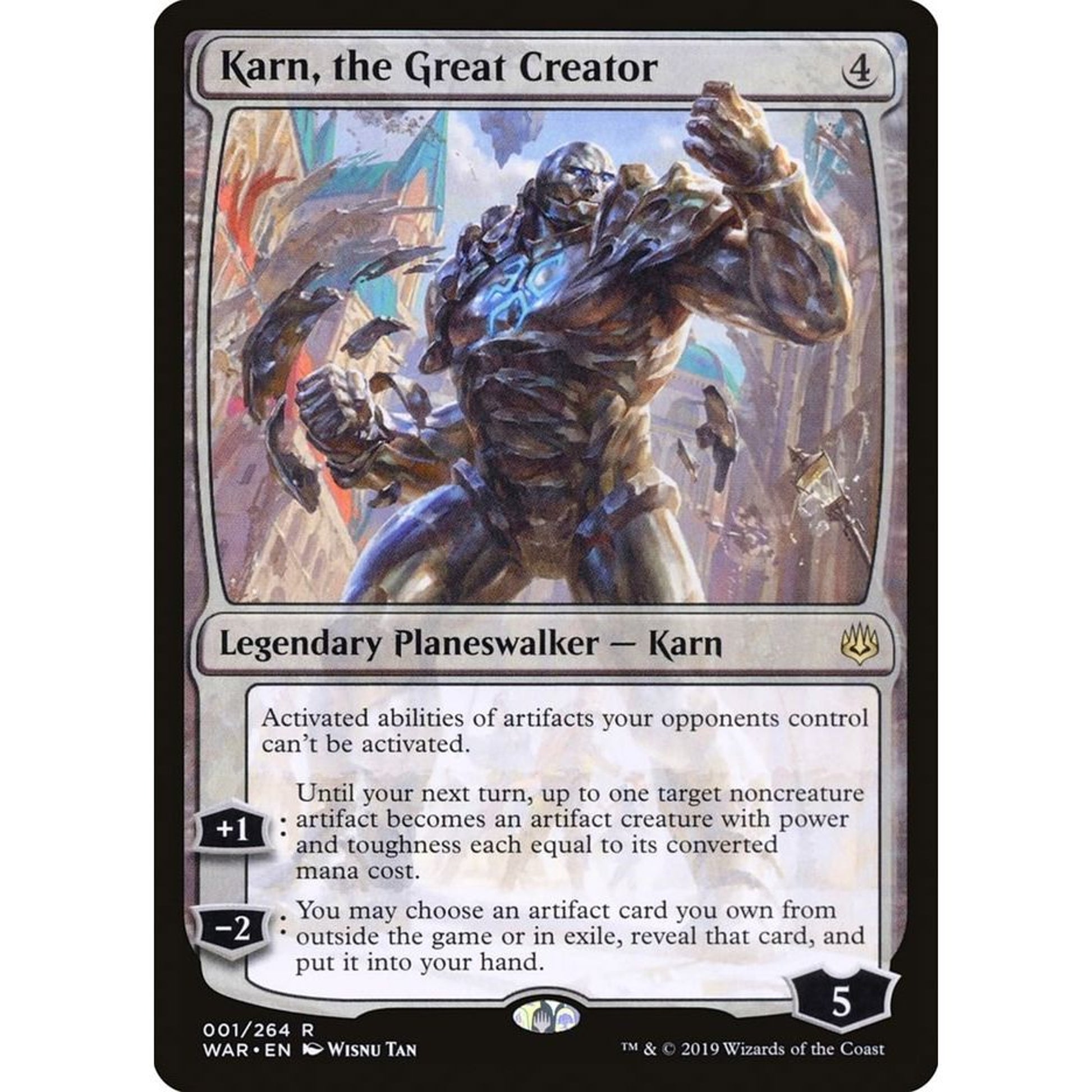 Image for Karn, the Great Creator (1) (WAR) - Magic: The Gathering