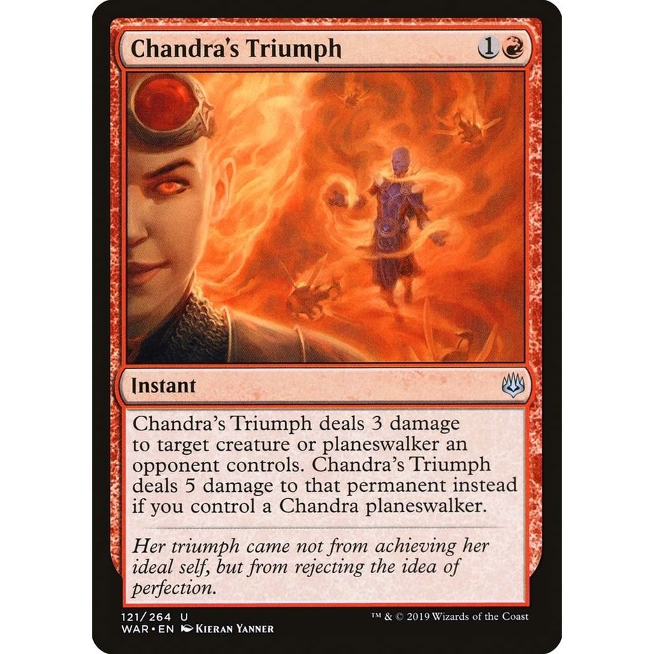 Image for Chandra's Triumph (121) (WAR) - Magic: The Gathering
