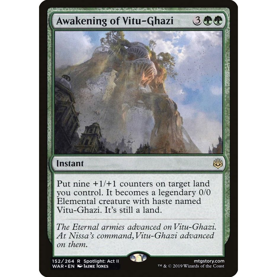 Image for Awakening of Vitu-Ghazi (152) (WAR) - Magic: The Gathering
