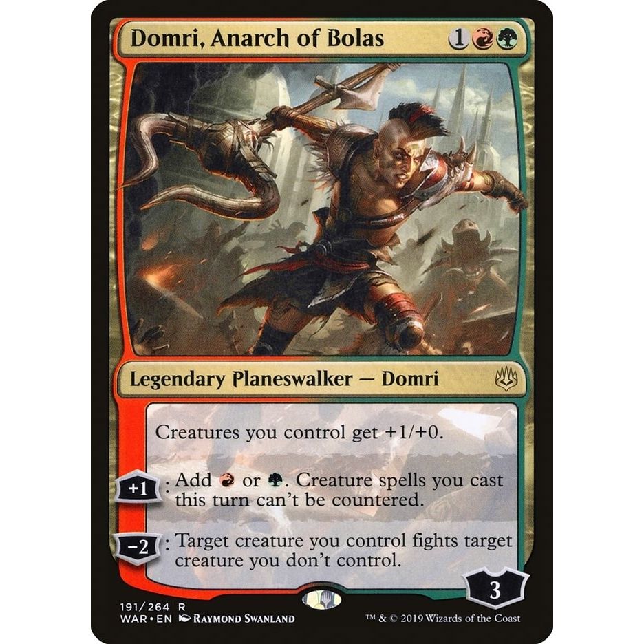 Image for Domri, Anarch of Bolas (191) (WAR) - Magic: The Gathering