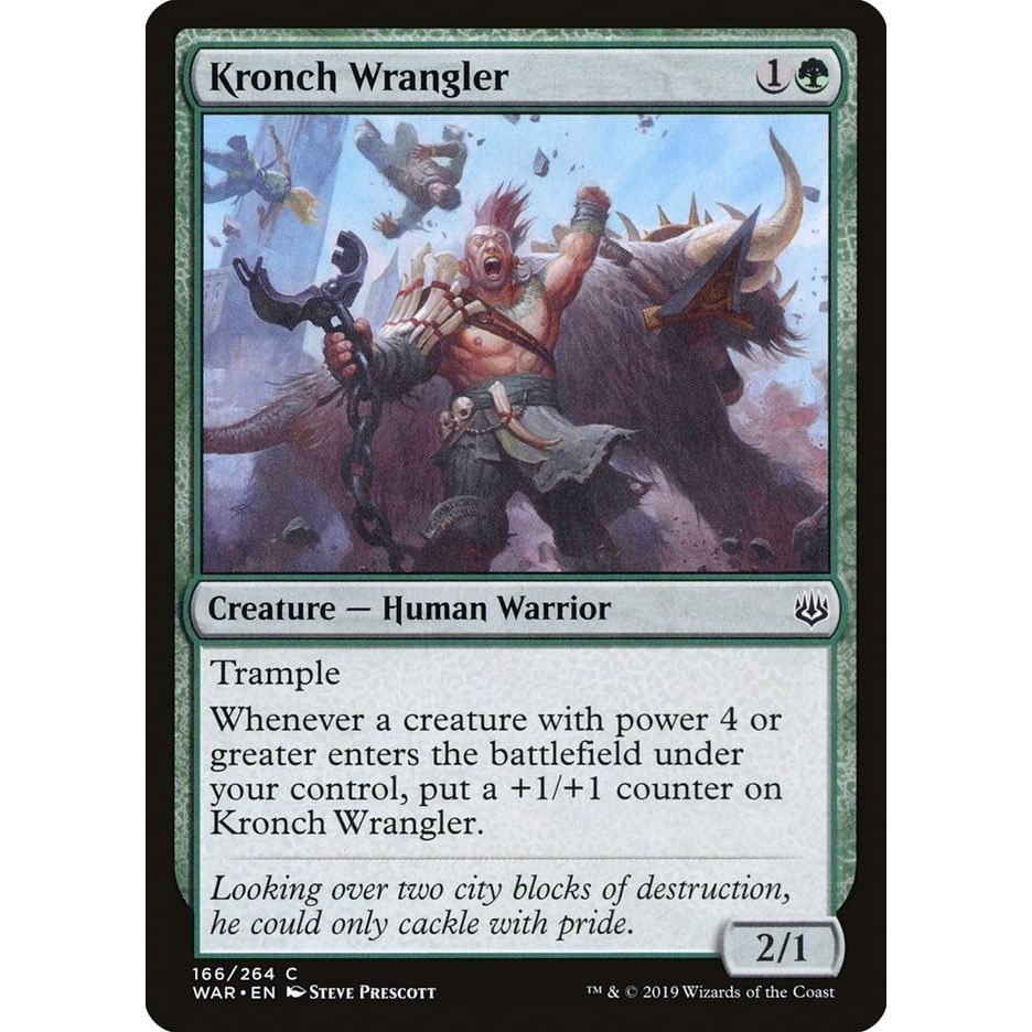 Image for Kronch Wrangler (166) (WAR) - Magic: The Gathering